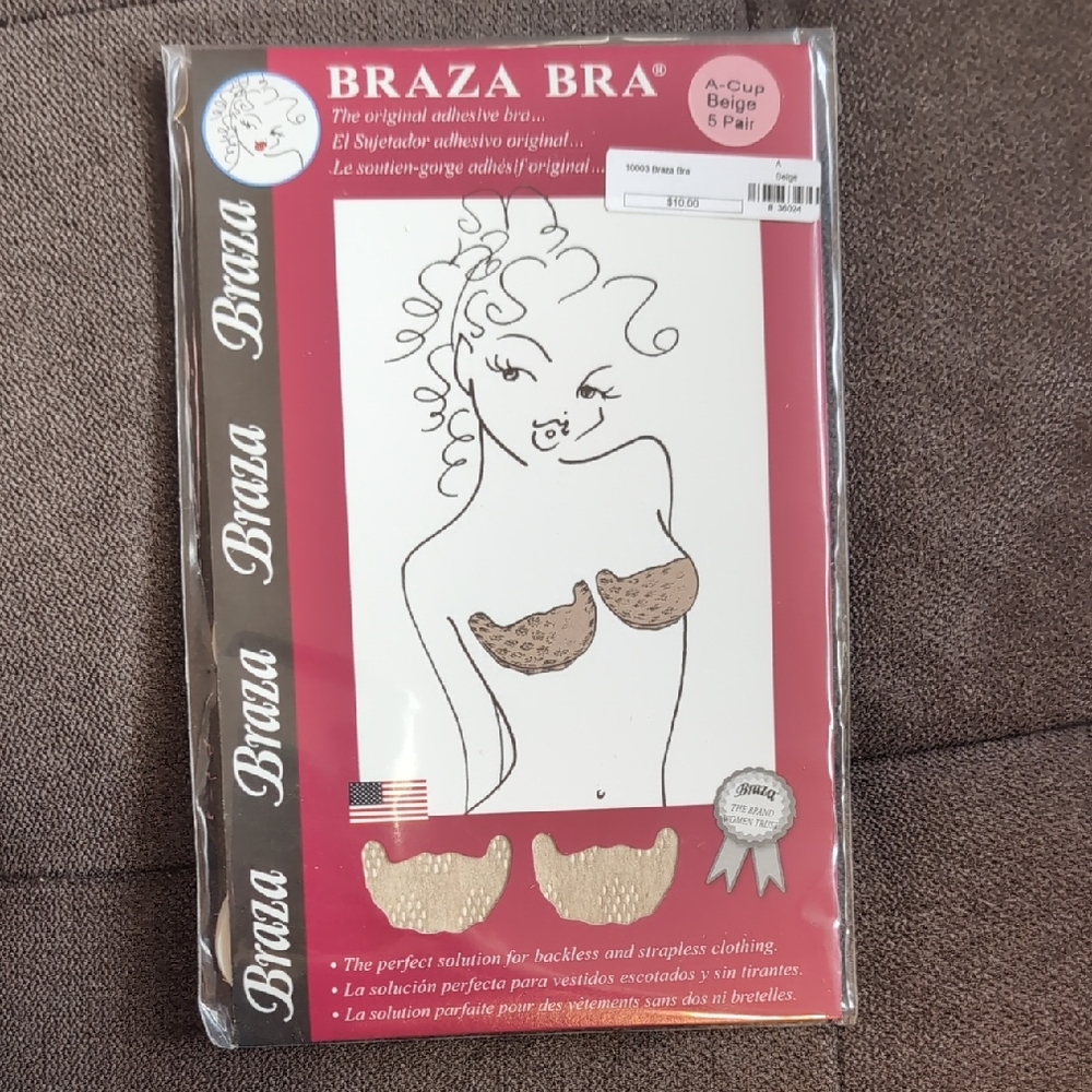 Braza Bra Beige Adhesive Bra